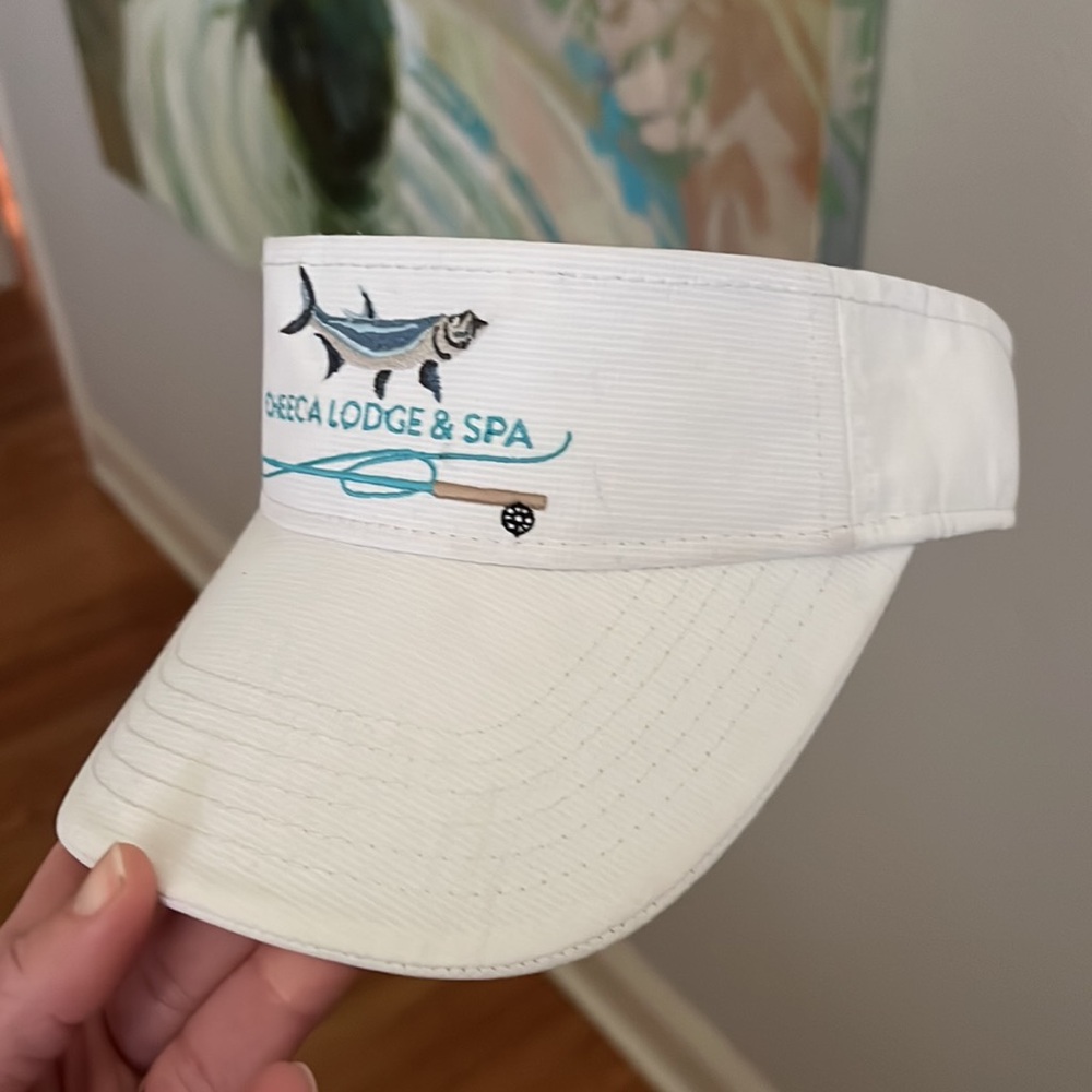 CHEECA Lodge & Spa embroidered fish fishing visor - Picture 4 of 15